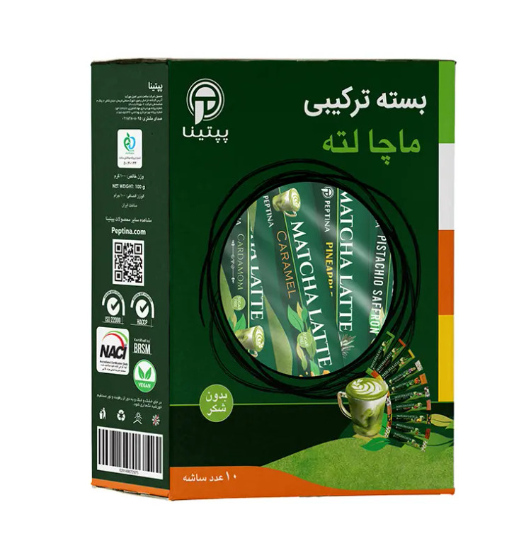 بسته ترکیبی ماچا لته بدون شکر– 10 ساشهای
