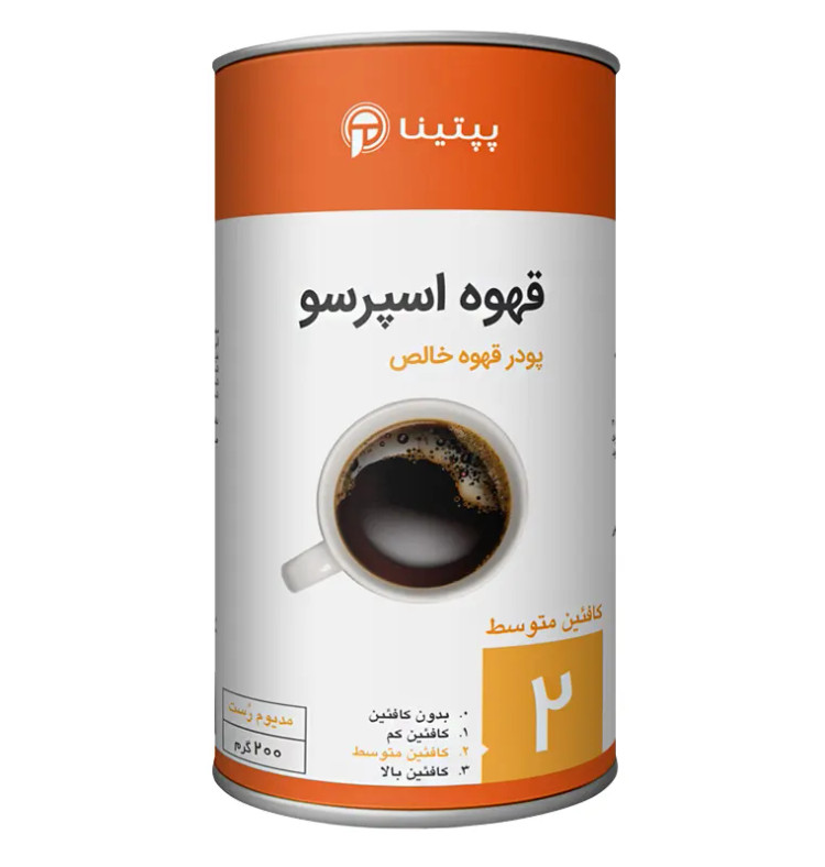 قهوه اسپرسو 70٪ عربیکا . 30٪ ربوستا