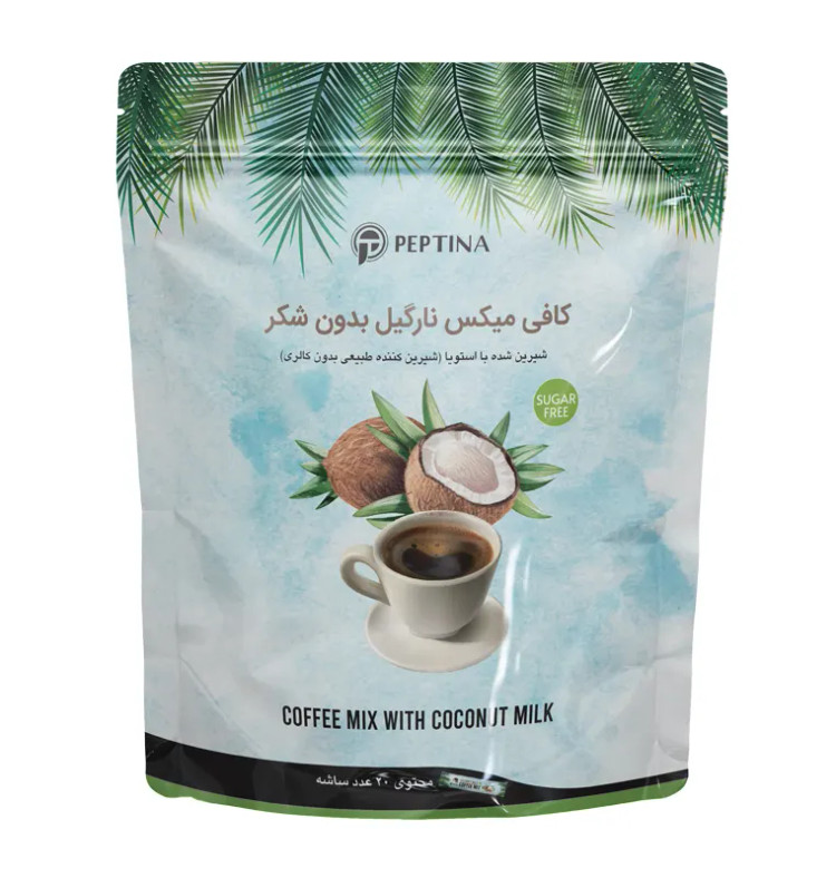 کافی میکس با طعم نارگیل بدون شکر
