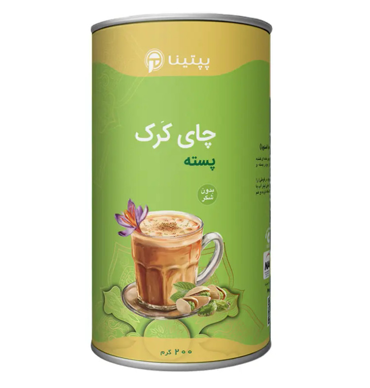 چای کرک پسته زعفرانی
