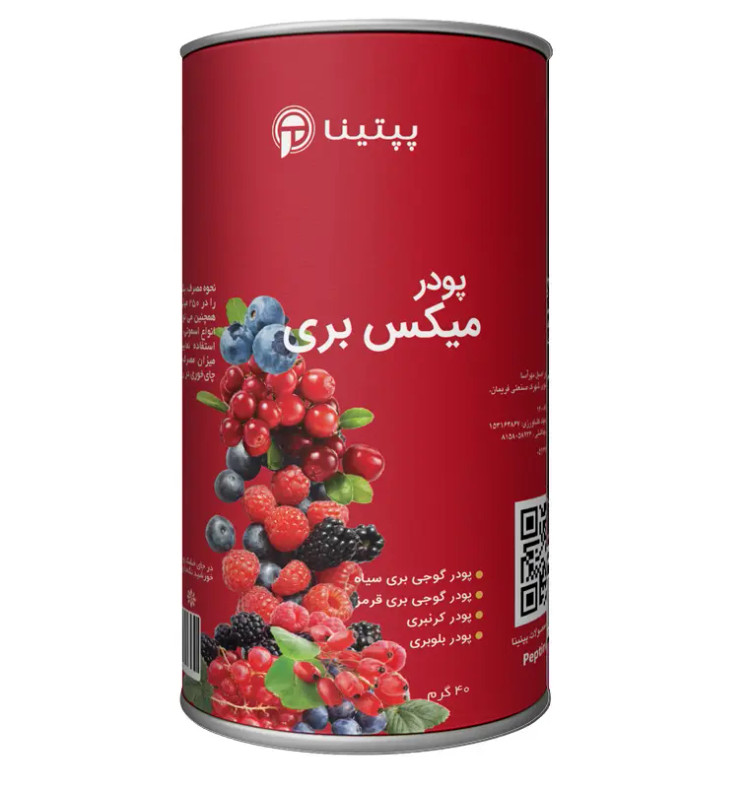 پودر میکس بری قوطی 40 گرمی